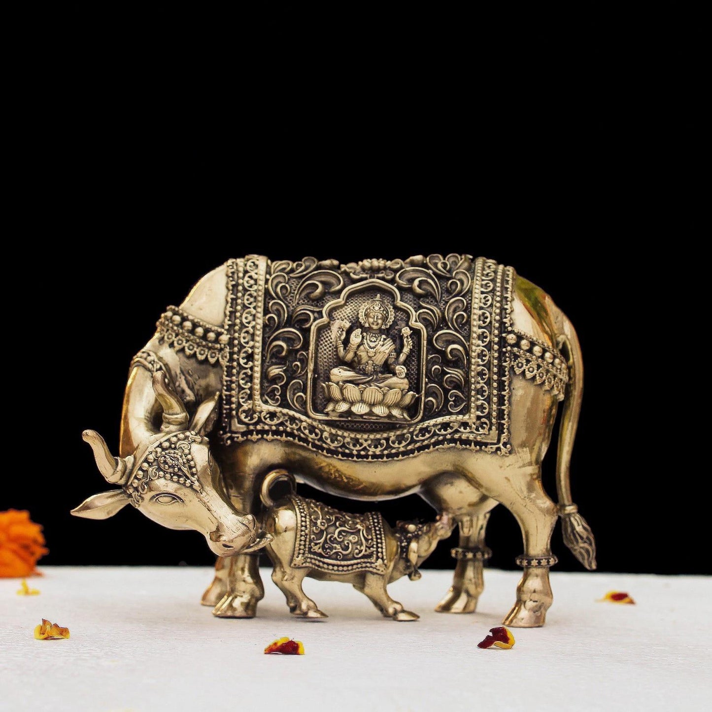 Brass Kamdhenu Cow